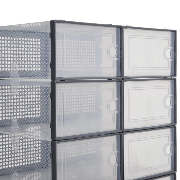 Rebrilliant 12x Shoe Storage Boxes Wayfair.co.uk